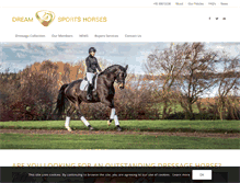 Tablet Screenshot of dreamsportshorses.com